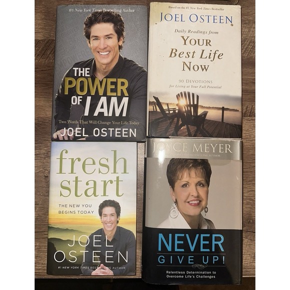 Joel Osteen Book Lot- 3 Joel Osteen 1 Joyce Meyer - Picture 2 of 3